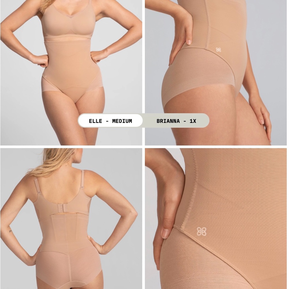 Honeylove Tan Shapewear Bodysuit Intimates Superpower Brief